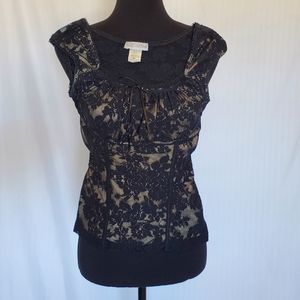 Small Body Central Lace Top
